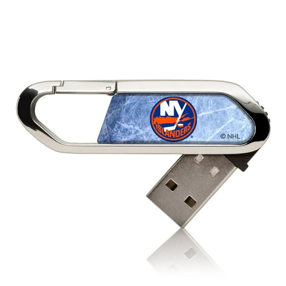 New York Islanders Ice Flood Clip 64GB USB Flash Drive