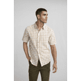 thumbnail image 6 of George Men's and Big Men's Slub Poplin Button Up Shirt with Short Sleeves, Sizes XS-3XLT, 6 of 6