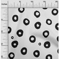 thumbnail image 2 of oneOone Polyester Spandex White Fabric Polka Craft Projects Decor Fabric Printed By The Yard 56 Inch Wide-6K, 2 of 6
