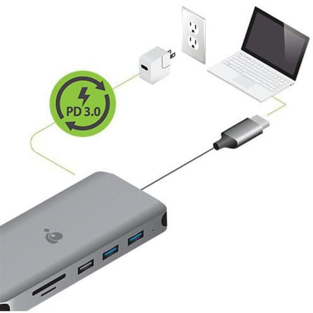 IOGEAR USB-C Triple HD Compact Travel Dock - GUD3C4K3P