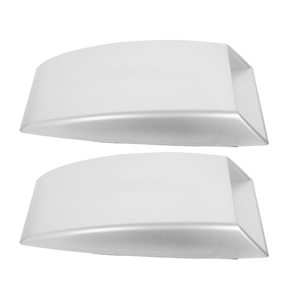 GOOHOCHY Vehicle Hood Vent Car Hood Air Intake Vent Silver ABS 2Pcs