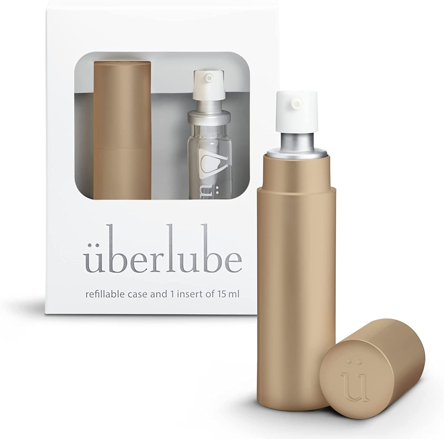 Uberlube Goodtogo Travel Lube LatexSafe Natural Silicone Lube for Sex with Vitamin E