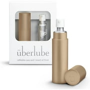 Uberlube Good-to-go Travel Lube | Latex-Safe Natural Silicone Lube for Sex with Vitamin E | Unscented, Flavorless, Zero Residue, Works Underwater - 15ml Bronze
