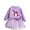 Purple, variant on Girls Birthday Girl 2‑Piece Outfit Long Sleeve Sweatshirt and Rainbow Mesh Tulle Skirt Set Sweet Princess Party Clothing for Little Girls Autumn Casual Birthday Wear(Purple,6-7 Years)