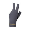 thumbnail image 1 of Guantes de billar de 3 dedos, manoplas de taco, antideslizantes, de poliéster transpirable. Gris, 1 of 8