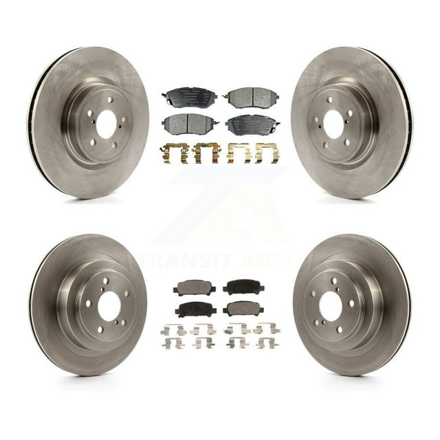 Transit Auto Front Rear Disc Brake Rotors and Ceramic Pads Kit for Car Subaru Legacy K8T-101306