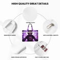 thumbnail image 4 of Saiise Five Nights At Freddy'S Print Zipper Document File Bag Pouch with Handle Waterproof Double Pocket Canvas File Storage Bag for Project Office School Foldable File Document Handbag Carrying Bag, 4 of 7