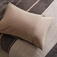 thumbnail image 2 of Bouclair Tan & Black Felix Collection - 3-Piece Duvet Cover Set Queen, 2 of 5