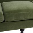 thumbnail image 5 of Olive Green Performance Velvet 3-Seater / Sturdy Plywood Frame for Strength, 5 of 6