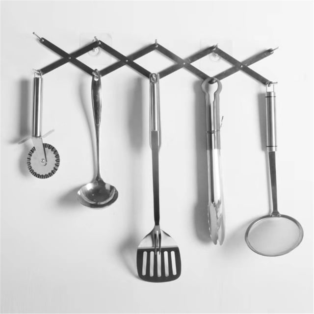 SIfdSeng Stainless Steel Pot Pan Lid Stand Rack Organiser Holder Kitchen Stand Travel Organizer Shelf Organizer