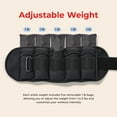 thumbnail image 3 of Sunny Health & Fitness Adjustable Ankle Weight 5-Pound (Pair) - SF-WA02-BK, 3 of 8