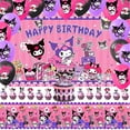 thumbnail image 1 of Globos decorativos para fiesta alusivos a Melody y Kuromi, 1 of 6