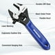 thumbnail image 2 of Llave ajustable WORKPRO de acero Cr-V de 10 cm con mordaza ancha, 2 of 8