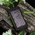 thumbnail image 6 of 20000mAh Solar Battery Charger,  Portable Power Bank with LED Light, Outdoor Waterproof Dual USB Battery Pack for Cell Phone, Pad, Android, Camera - Green, 6 of 10