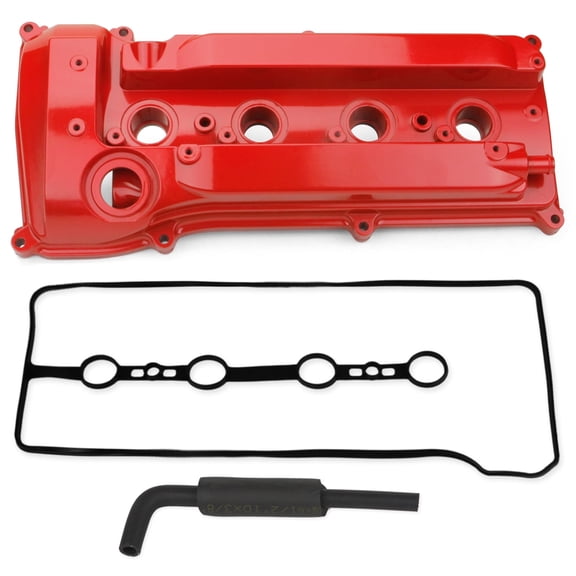 MITZONE Upgrade Aluminum Valve Cover Compatible with Toyota Camry Corolla Highlander RAV4 Solara Matrix Scion tC xB 2001-2015 2.4L 2AZ-FE