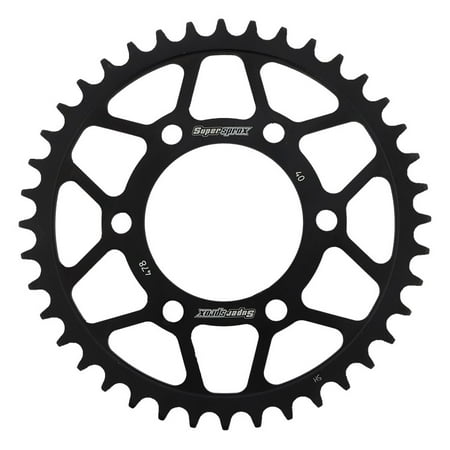 Rear Wheel Sprocket - Rear Steel Sprocket Black For Aftermarket Wheels Carrozzeria 520 pitch 80.11 mm bore 6 bolts 00, PerFormance Machine 520 pitch 04 05 06 07 08 09 10 11