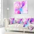 thumbnail image 3 of Designart Christmas Fireworks Pink - Abstract Throw Pillow - 16x16, 3 of 5