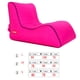 thumbnail image 5 of Soidarity Portable Lazy Air Lounge Chair Inflable Sleeping Camping Bed Beach Sofá Bolsa Deportes acuáticos Rosa roja 70*90*65cm Soidarity HW5621-17, 5 of 6