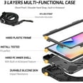 thumbnail image 4 of for Samsung Galaxy Tab S6 Lite Case , Heavy Duty Tablet Shockproof Rugged Cover W/Stand Shoulder Strap for Samsung Galaxy Tab S6 Lite Case 10.4-inch 2022/2020/2024 P610/P613/P615/P619/P620, 4 of 10