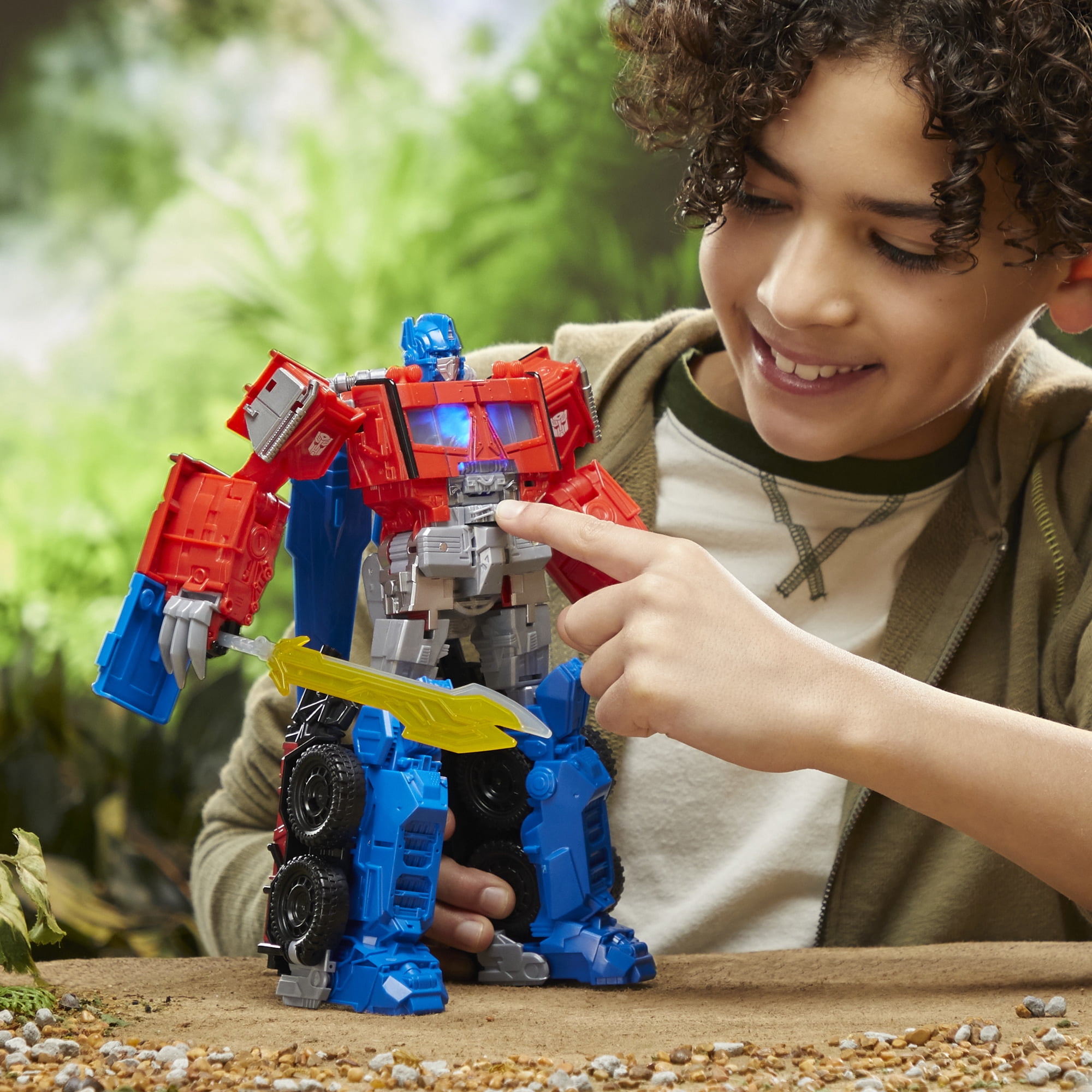 Transformers: Rise of the Beasts Beast-Mode Optimus Prime Action Figure
