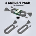thumbnail image 3 of Cable de extensión para exteriores EP de 15 pies, 3 salidas 16/3 SJTW, gris, 3 of 8