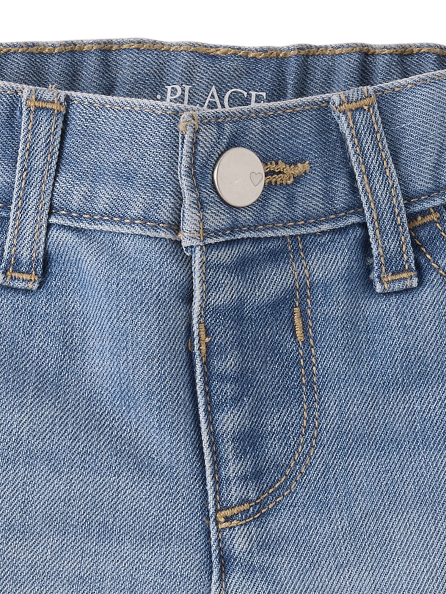 The Children's Place Baby & Toddler Girls Crochet Shortie Jean Short, Sizes 6M-5T