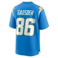 thumbnail image 3 of Men's Nike Oronde Gadsden  Powder Blue Los Angeles Chargers Team Game Jersey, 3 of 6