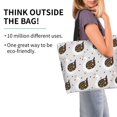 thumbnail image 2 of Fotbe Cute Swan Bolsa Tote Estética de Lona con Estampado para Mujer - Bolsa Reutilizable de Hombro Casual para Vacaciones, Compras, Trabajo y Gimnasio, 2 of 8