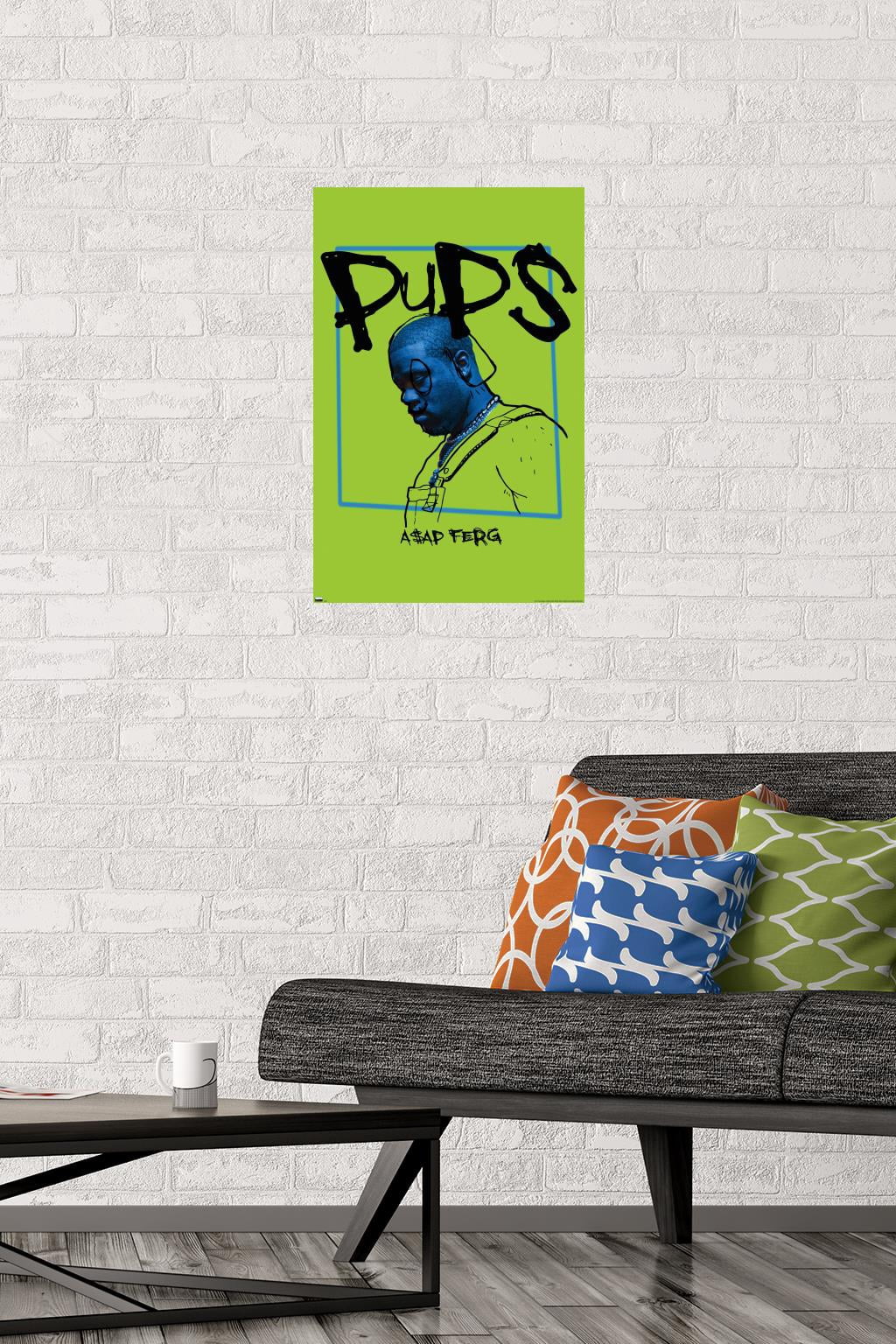 A$AP Ferg - Pups 14.72 in x 22.37 in Posters, by Trends International