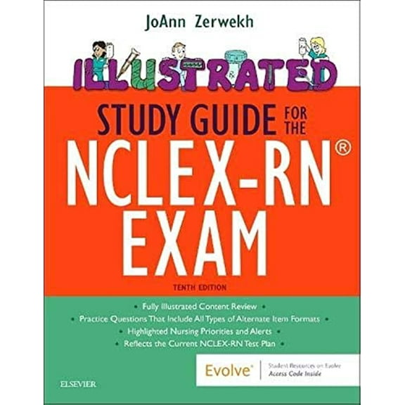 Pre-Owned Illustrated Study Guide for the NCLEX-RN® Exam, 10e Paperback