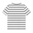 thumbnail image 4 of Zpanxa T Shirts for Girls Solid Color Round Neck Loose Fit Print Pattern Top Polyester Spandex 3-4 Years, 4 of 5