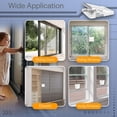 thumbnail image 5 of Window & Sliding Glass Door Locks  4-Pack Child-Proof Window Locks for Security & Safety  2-Button Unlocking Childproof Window Locks with 3M Adhesive Backing  Sliding Window Locks, 5 of 8