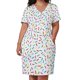 thumbnail image 2 of Vestido largo con bolsillos para mujer traje holgado de colores brillantes con aspersores de arcoíris para eventos especiales ropa de cumpleaños, 2 of 6