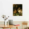 thumbnail image 2 of COMIO Bunny Rabbit Poster Decorations For Wall Art Canvas Animal Prints Vintage Artwork For Bedroom Famous Paintings Pictures Prints Classic Home Decor, 2 of 4