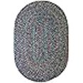 thumbnail image 3 of Rhody Rug Sophia Oval Braided Indoor-Outdoor Rug, Denim Blue, 2' x 6', Reversible, 3 of 3