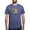 Heather Blue, variant on - Alabama Orange Beach T Shirt - Mens Tri-blend T-Shirt
