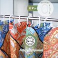 thumbnail image 4 of Shower Curtains Colorful Mandala Rhombus Pattern Modern Bohemian Chic Shower Curtain Set with 12 Hooks for Bathroom Decor Accessories Bathtub Curtain, 72"x72", 4 of 6