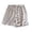 Coffee, variant on Womens Shorts Casual Elastic Waist Summer Shorts with Pockets Comfortable Checkered Design for Beach Home Daily Wear,Pink,M