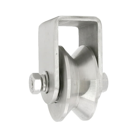 Stainless Steel 304 V Groove Wheel Gate Track Roller, one piece