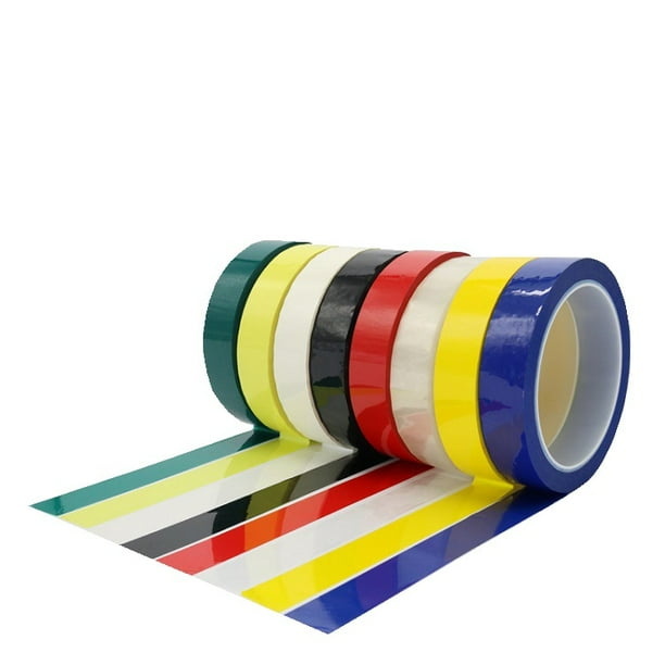 Cinta aislante de PVC de colores Cinta para protección de aislamiento Cinta eléctrica autoadhesiva colorida de buena calidad y duradera, adecuada para reparación de juntas de cables-1 pieza por color Paquete de 8 Sailing Electrónica