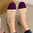 thumbnail image 5 of oqasdz Womens Casual Shoes Round Toe Slip On Flat Dressy Shoes with Soft Upper and Insole for Ladies Solid Color Comfort Footwear Outdoor Summer, 5 of 7