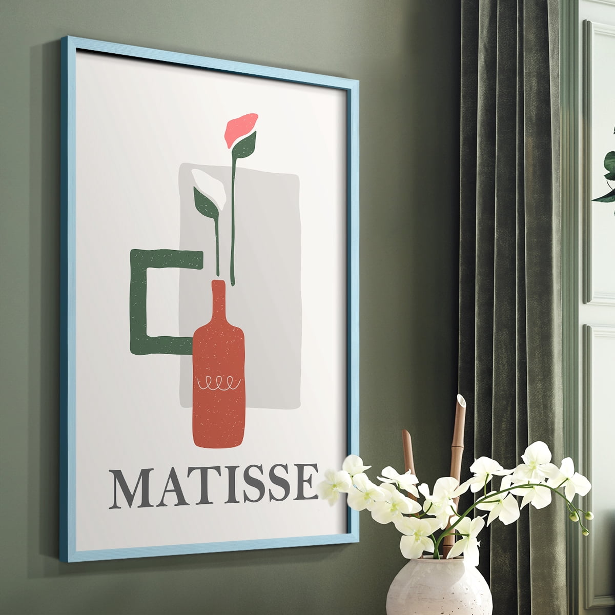 Matisse CCLXX in Solid Wood 11 x 14 Framed Print
