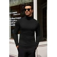 thumbnail image 5 of COOFANDY Men's Slim Fit Turtleneck Sweater Casual Basic Knitted Long Sleeve Pullover Sweater, 5 of 10