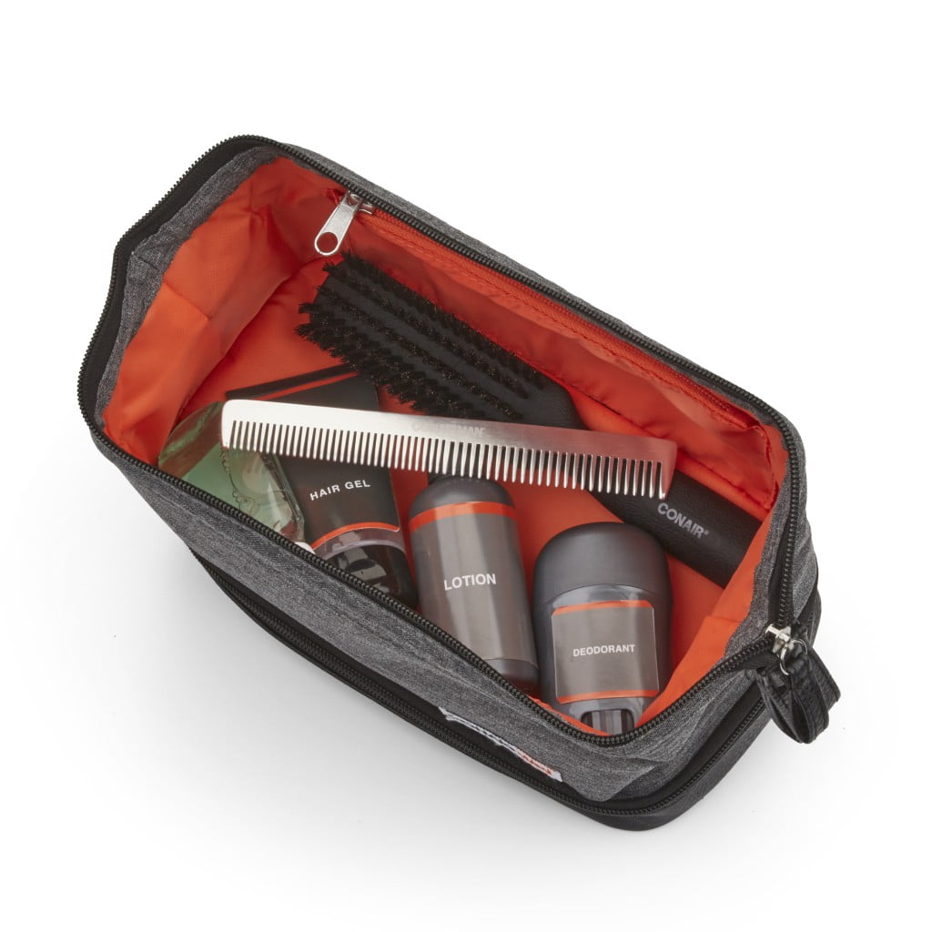 ConairMan Grey Frame Toiletry Bag - Walmart.com ConairMan Grey Frame Toiletry Bag - Walmart.com