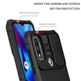 thumbnail image 2 of Tarise for Motorola Moto G Stylus 5G 2021 Phone Case with Slide Camera Cover, Kickstand Rugged Shockproof TPU Rubber Silicone Anti-Scratch Hard PC Back Case Cover for Moto G Stylus 5G 6.8", Black, 2 of 8