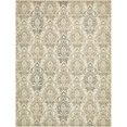thumbnail image 1 of Unique Loom Tuareg Traditional Brocade Rug 9' x 12' Rectangle Beige/Brown, 1 of 1
