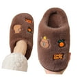 thumbnail image 3 of KANG Cozy Winter Kids Slippers With Cute Cartoon Design For Girls Indoor For Home Use Memory Foam Footbed Perfect For Toddler And Young Girls Features, 3 of 5