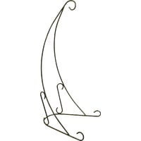 American Gardenworks 38 In. H. Black Powder Coated Steel Plant Stand PS