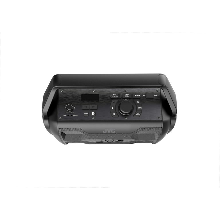 JVC Rover Portable Indoor/Outdoor Bluetooth, 30 Watts of Powerful Premium  Sound, 30 Hours of Playtime, IPX4 Water Resistant, USB Port and