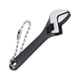 thumbnail image 2 of Llave de Llavero de Acero Galvanizado Ajustable Portátil Profesional de Alta Dureza Mini Llave para Hogar Industrial 2.5in/6.35cm Negro, 2 of 10